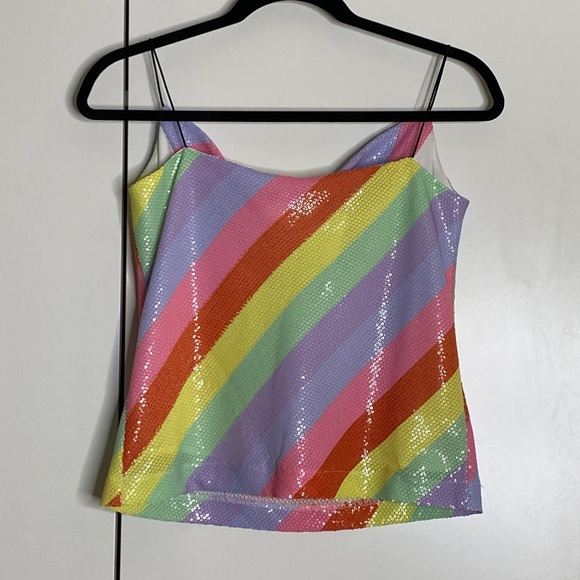 NWT Olivia Rubin Sequin Top US 2 /UK 6 - Picture 2 of 4